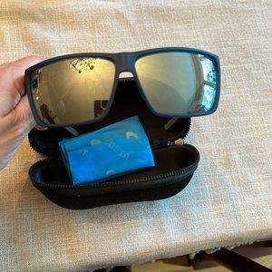 Men’s navy costa sunglasses